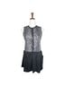 Varley Animal Print Black Gray Casual Dress Size S - photo 2