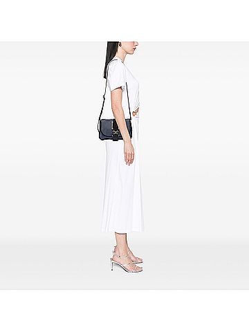 Fendi Zucca Trimmed Denim Buckle Flap (view 2)