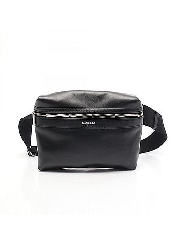 Yves Saint Laurent Yves Saint Laurent Saint Laurent Paris SAC CITY Waist Bag/Body Bag/Handbag, Leather, Men's/Women's, Black, 634717 (view 1)