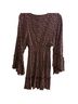 Altar'd State Floral Black Gold Casual Dress Size S - photo 2