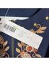 Chico's 82% Cotton 11% Polyester 6% Rayon 1% Spandex 100% Polyester Floral Blue Orange Jacket Size M - photo 8