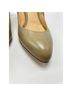 Jil Sander Solid Gray Tan Heels Size EU 37 - photo 5
