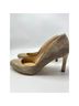 Jil Sander Solid Gray Tan Heels Size EU 37 - photo 3