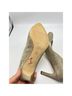 Jil Sander Solid Gray Tan Heels Size EU 37 - photo 11