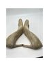 Jil Sander Solid Gray Tan Heels Size EU 37 - photo 10