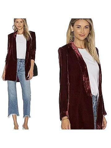 House of Harlow 1960 Chloe Boyfriend Coat (view 2)