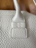 FURLA 100% Leather Solid White Ivory Shoulder Bag One size - photo 3