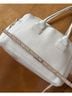 FURLA 100% Leather Solid White Ivory Shoulder Bag One size - photo 7