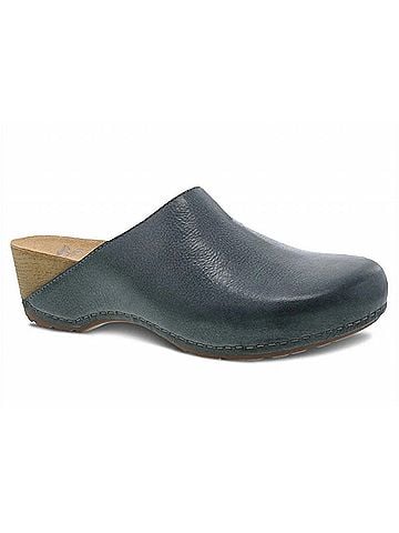 Dansko Women's Talulah Milled Burnished Mule in Denim (view 1)