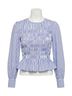 Rails Blue Tabi Top in Mariner White Size S - photo 1