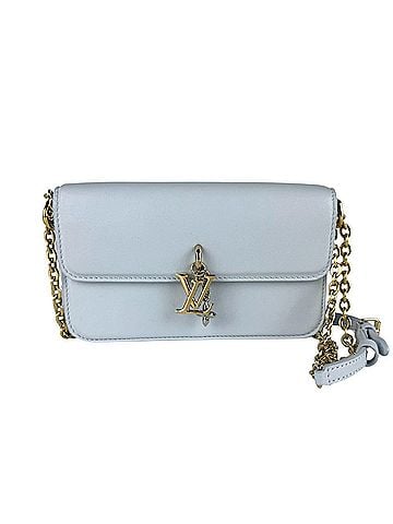 Louis Vuitton Louis Vuitton LOUIS VUITTON Shoulder Bag Wallet on Chain LV Bloom Leather Ice Blue Women's M14547 z10151 (view 1)