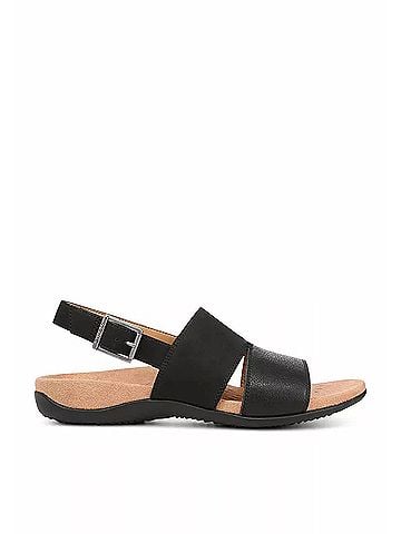 Vionic Women's Rest Morro Sandal in Black (view 1)