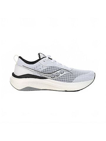 Saucony Women's Freedom Crossport Shoes in White/Silver/Black (view 1)