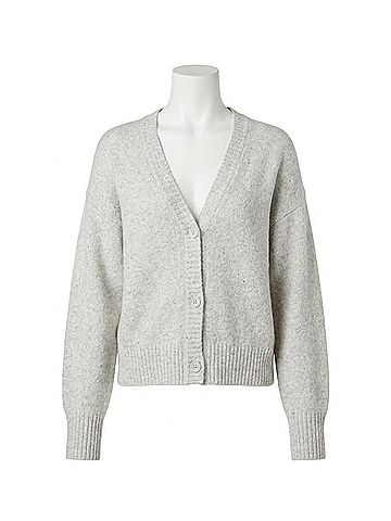 Sanctuary Shimmer Cardigan in Heather Grey Sparkle (view 1)