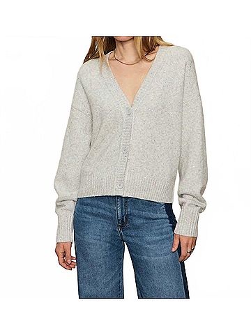 Sanctuary Shimmer Cardigan in Heather Grey Sparkle (view 2)