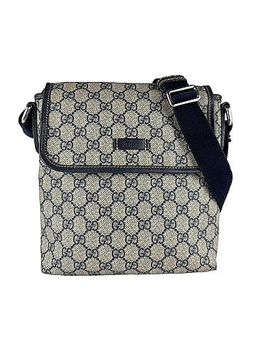 Gucci Gucci GG Supreme Canvas Shoulder Bag, Navy, Men's/Women's, 223666 z10001 (view 1)
