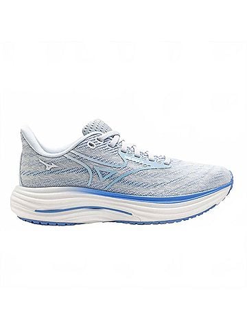 Mizuno Women's Wave Rider 29 Shoes in Ancient Water/Ice Water (view 1)