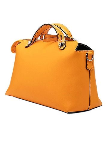 Fendi Fendi By The Way Handbag Shoulder Bag 2WAY 8BL146 Orange Leather Women's FENDI (view 2)