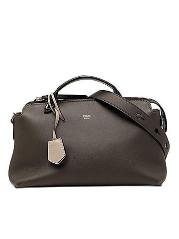 Fendi Fendi By The Way Medium Handbag Shoulder Bag 2-way 8BL146 Gray Black Leather Women's FENDI (view 1)