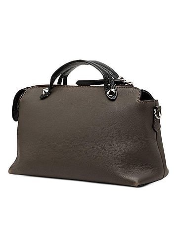 Fendi Fendi By The Way Medium Handbag Shoulder Bag 2-way 8BL146 Gray Black Leather Women's FENDI (view 2)