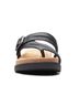 Clarks Black Women's Brynn Madi Flat Sandal Size 7 - photo 4