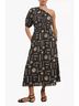 Rails Brown Rome Dress in Beach Shells Size M - photo 2