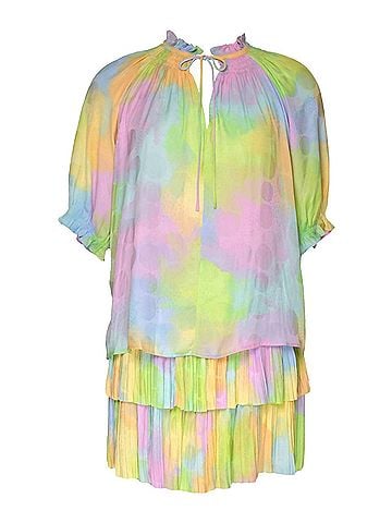 Current Air Women's Cotton Candy Pleated Mini Skirt (view 2)