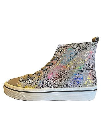 Gabor Women's High Top Sneaker in Multi/Desert/Panna (view 2)