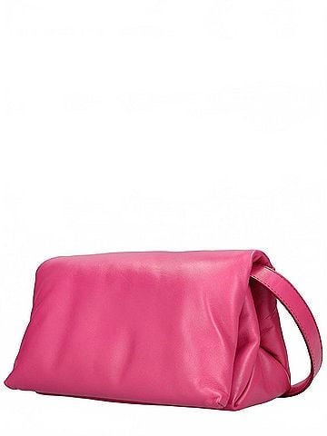 MARNI Women's Small Leather Prisma Crossbody Bag in Pink (view 2)