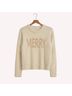 Z Supply Graphic White Merry Sweater Size XS - photo 5