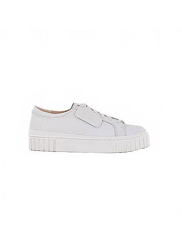 Clarks Women's Mayhill Walk Sneakers in Off White Leather (view 1)