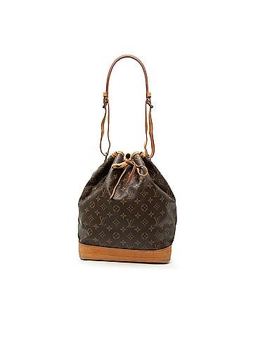 Louis Vuitton Louis Vuitton Monogram Noe Shoulder Bag M42224 Brown Leather Women's LOUIS VUITTON (view 1)
