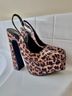 Sugar Animal Print Multi Color Heels Size 7 - photo 3