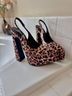 Sugar Animal Print Multi Color Heels Size 7 - photo 5