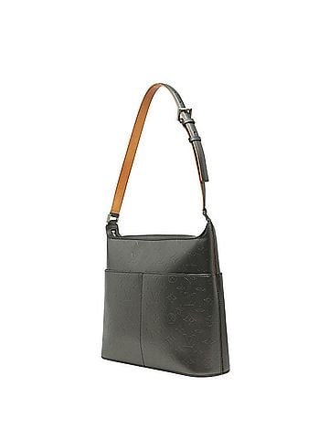 Louis Vuitton Louis Vuitton Monogram Matte Sutter Shoulder Bag M55162 Noir Grey Leather Women's LOUIS VUITTON (view 2)