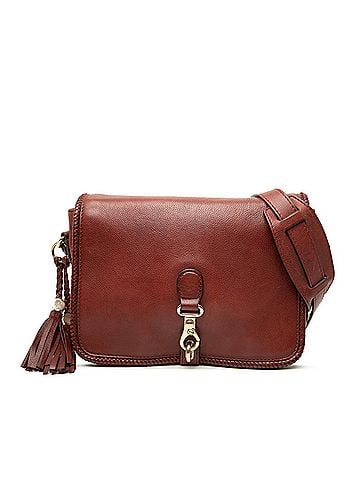 Gucci Gucci Marrakech Shoulder Bag 257024 Brown Bordeaux Leather Women's GUCCI (view 1)