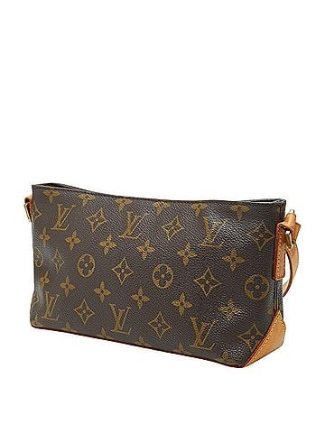 Louis Vuitton Louis Vuitton Monogram Canvas Trotteur Crossbody Shoulder Bag M51240 Brown Leather Women's LOUIS VUITTON (view 2)