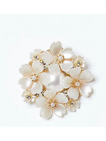 Mestiza New York Women's Sampaguita Earrings in Ivory (view 2)