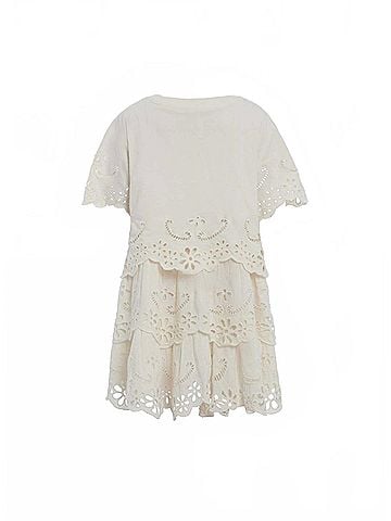 Sea New York Lula Embroidered Kids Short Sleeve Dress (view 2)