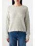 AMO Gray Hallie Sweater in Bone Heather Size S - photo 2