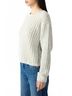 AMO Gray Hallie Sweater in Bone Heather Size S - photo 4