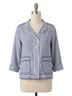 Habitat Solid Blue Linen Solid Summer Breeze Jacket in Indigo Size M - photo 1