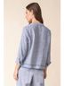 Habitat Solid Blue Linen Solid Summer Breeze Jacket in Indigo Size M - photo 3
