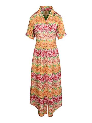 Emily McCarthy Georgia Dress in Azalea (view 1)