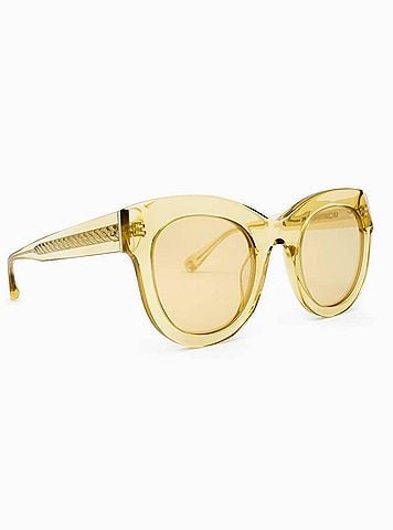 APERCU Women's Le Chat Sunglasses in D'Or (view 1)
