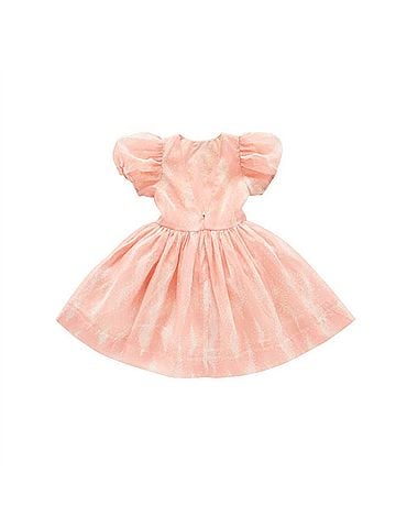 Omamimini Fit & Flare Dress With Puff Sleeves (view 2)