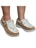 Ariat Brown White Sneakers Size 7 - photo 1