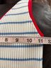 STAUD Stripes White Blue Tank Top Size M - photo 7