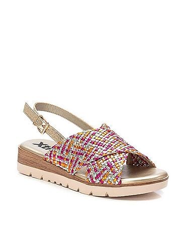 XTI Women's Woven Slingback Sandals (view 2)