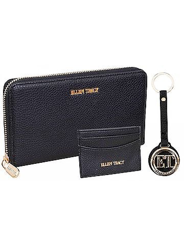 Ellen Tracy Women's 3 Piece Wallet, Id Card Case, & Key Fob Boxed Gift Set (view 1)